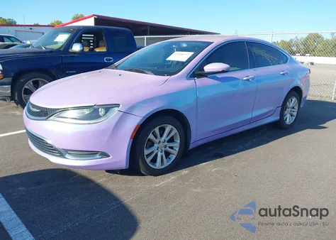 2015 Chrysler 200 Limited из США, поврежденный, VIN 1C3CCCAB1FN732739